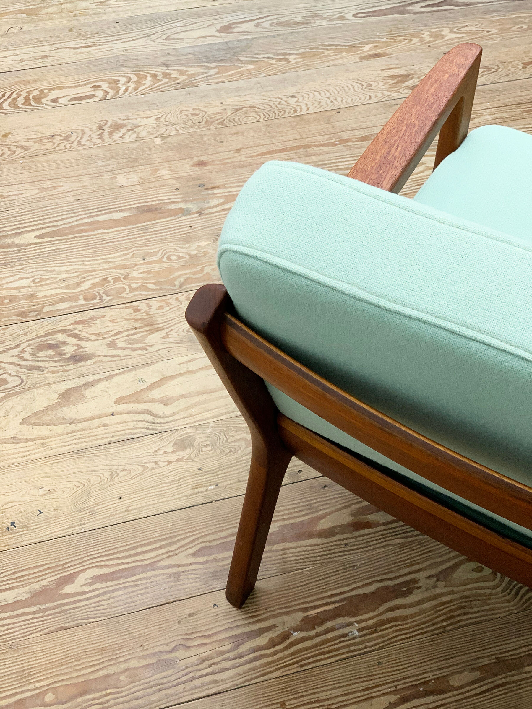 Teak armchair or easy chair by Ole Wanscher for France & Son, Mid Century Modern Danish Design, 1950er