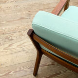 Teak armchair or easy chair by Ole Wanscher for France & Son, Mid Century Modern Danish Design, 1950er