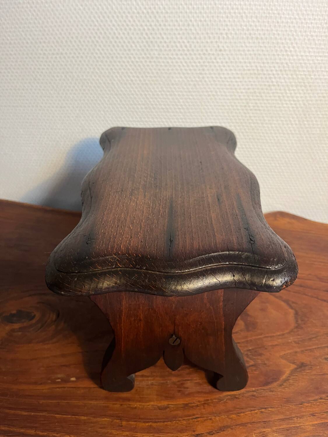 Repose pied ou tabouret bois
