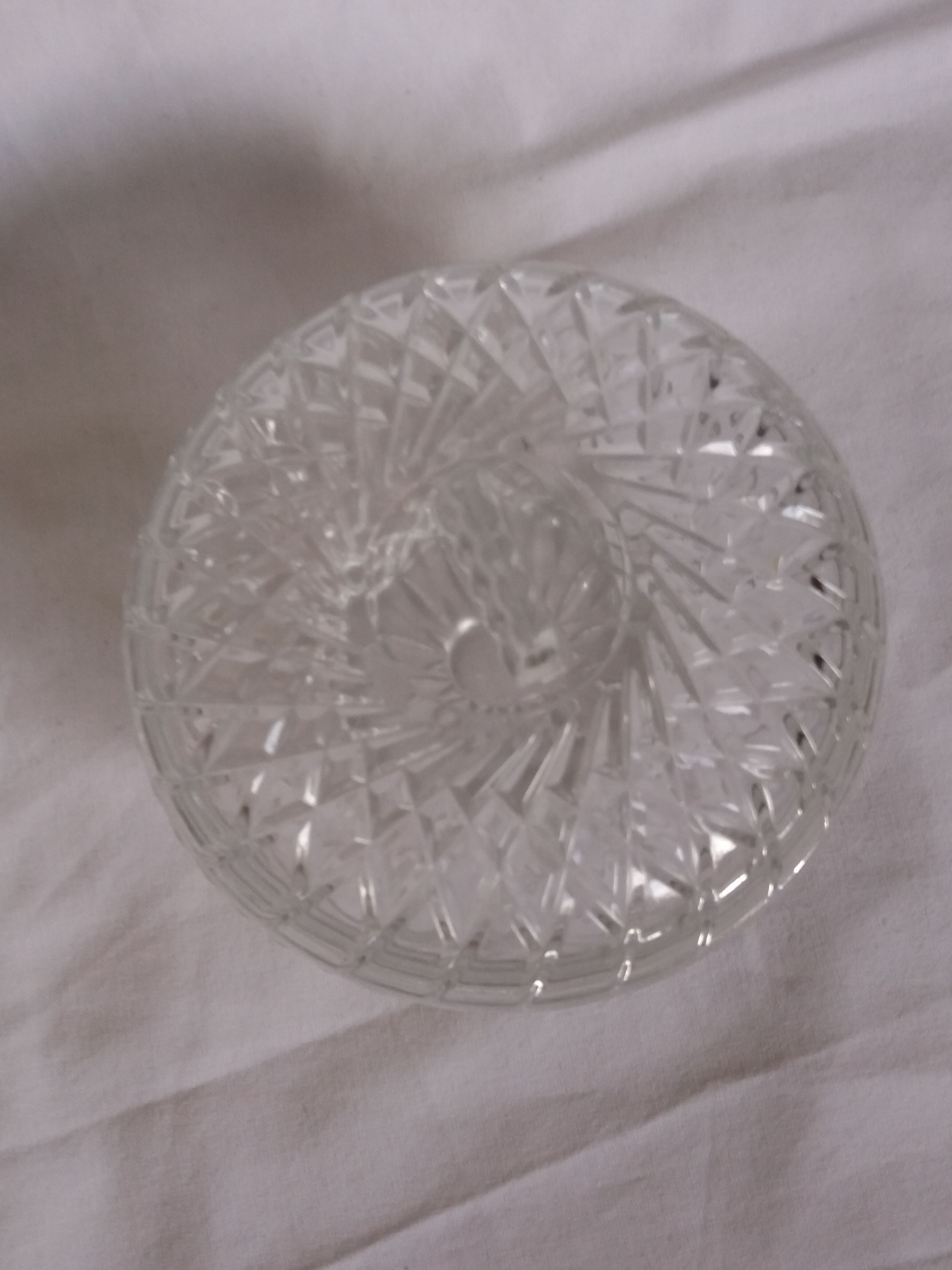 Glass box candy sugar bowl butter