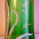 Vase with daffodils in blown glass, enameled, gilded, Legras Montjoye workshops, art nouveau