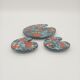 Bottle Coaster Painter's Palette Multicoloured Ceramic Pop