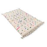 Berber carpet colored polka dots 80x130 cm