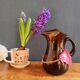 Vintage Spanish Sangria Carafe - Retro Amber Glass Jug
