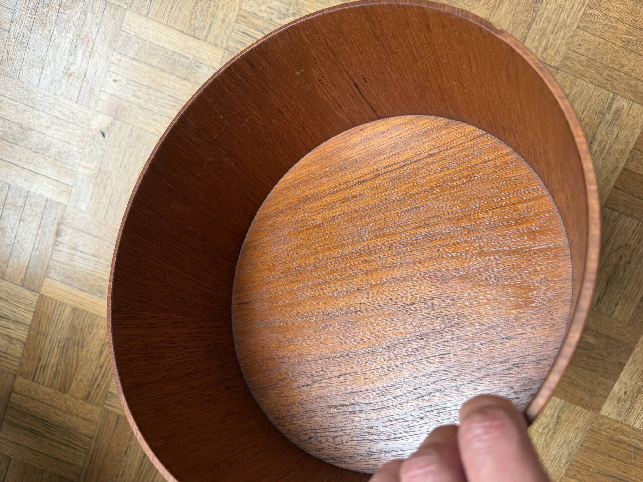 Servex, Sweden, teak fruit bowl, Scandinavian