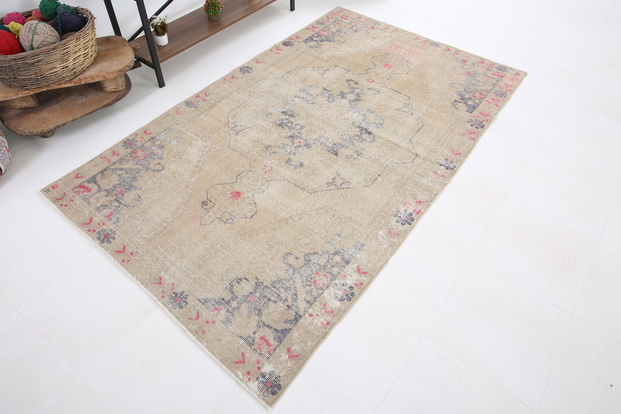 4x7 bohemian vintage area rug