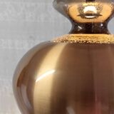 Scandinavian style pendant light in metal and glass - 60s/70s