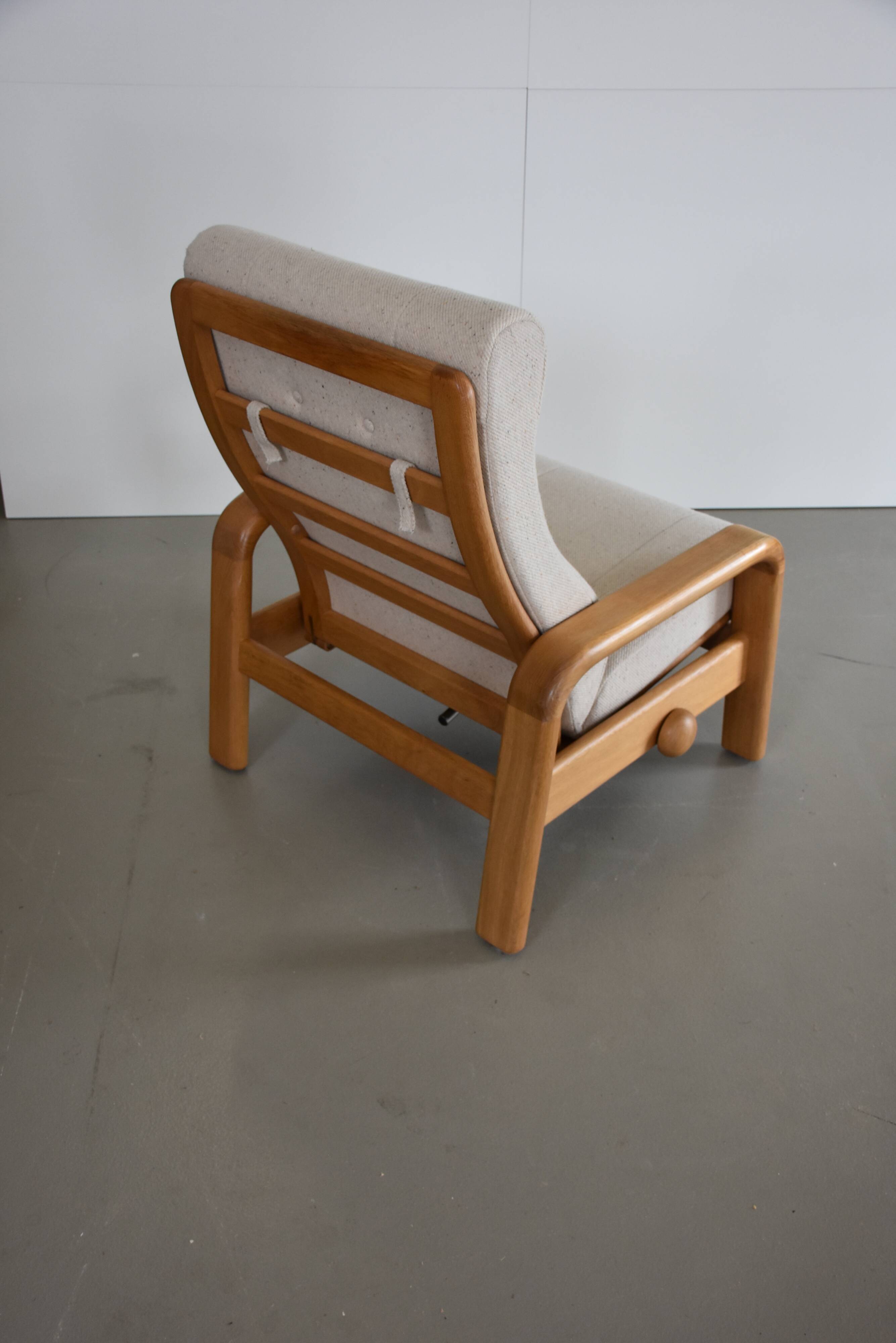Mid-Century oak armchair by Olsen & Son