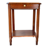 Side table vintage art deco style pedestal table