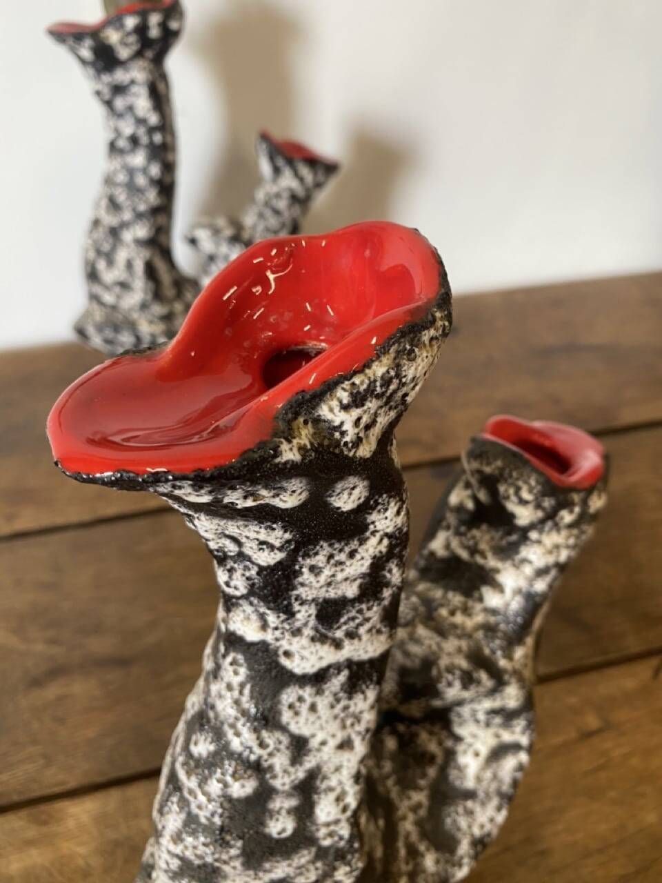 Paire de vases Vallauris, modèle A84, FAT LAVA