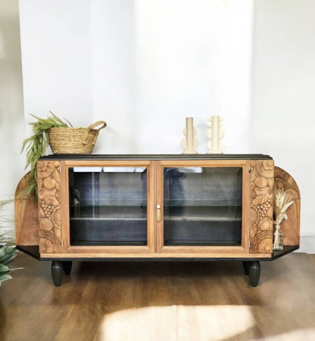 Buffet vitré Art Déco