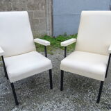 Pair of modernist armchairs