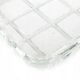 Art Deco tray, transparent pressed glass, Poland, 1930s