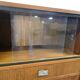 Vintage wooden display cabinet / drinks cabinet / small cupboard