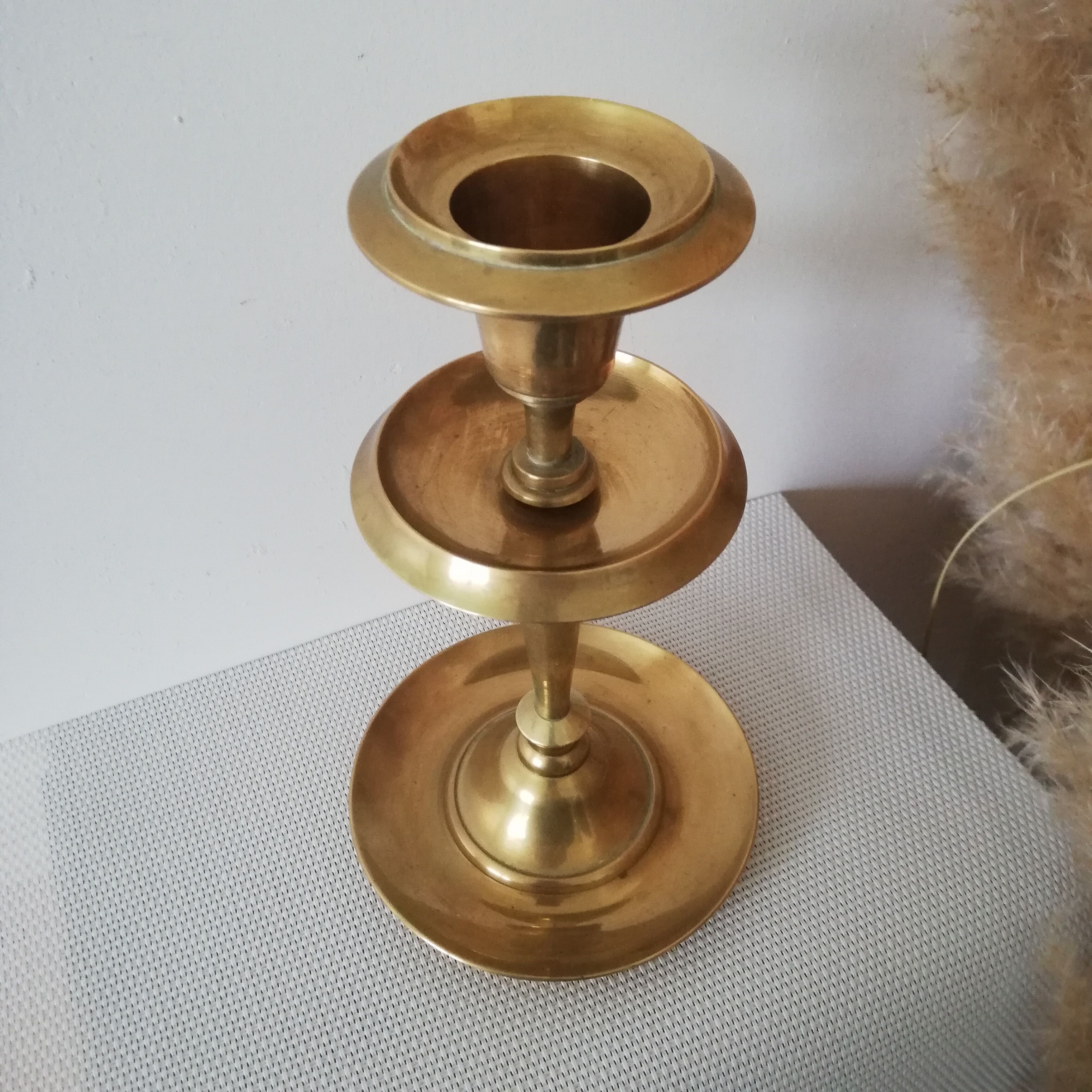Brass candle holder
