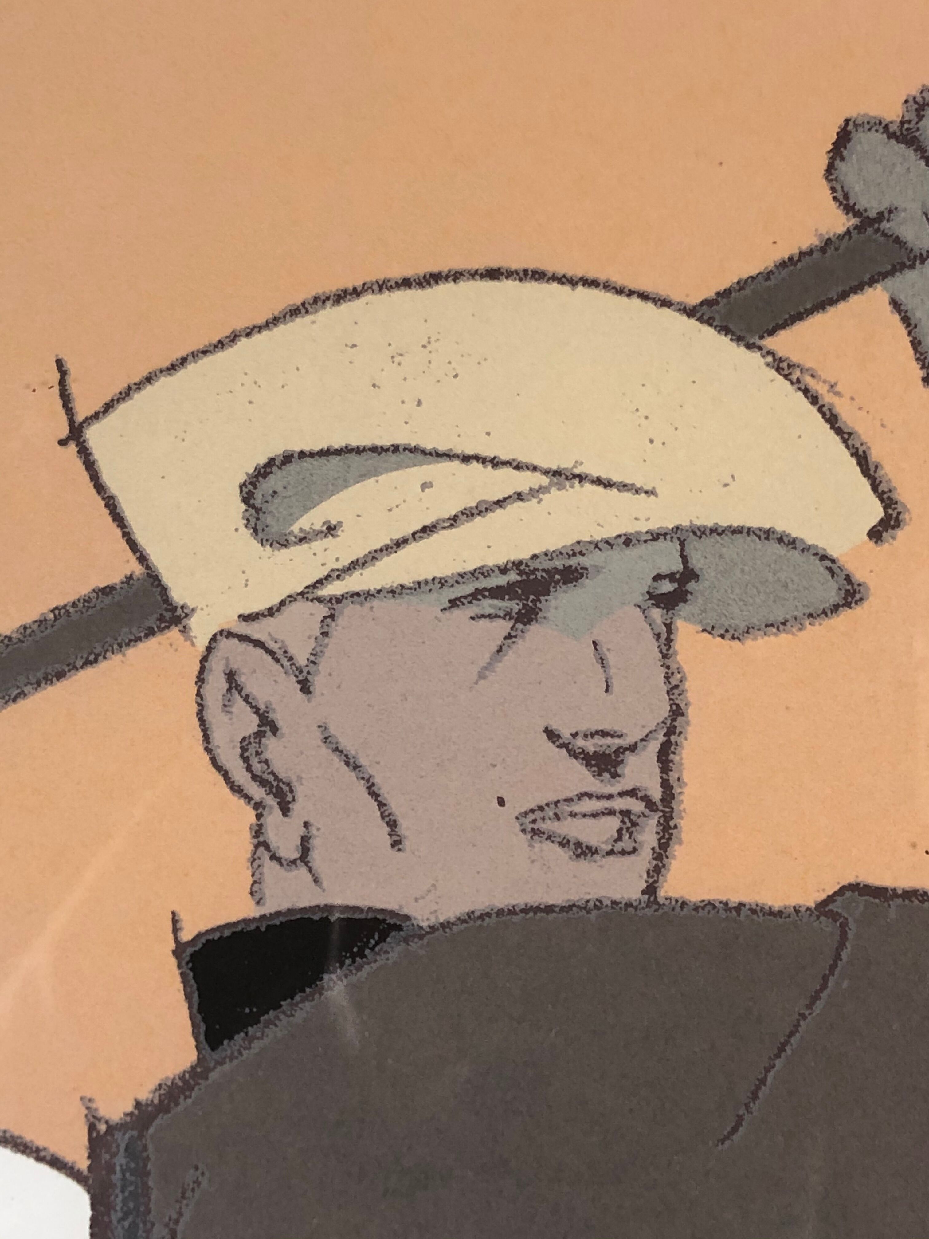 Poster "the swing" framed by René Vincent 1988