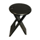 Tabouret pliant Suzy Adrian Reed noir
