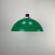 Suspension champignon verte par Uno & Östen Kristiansson pour LUXUS, Suède 1960