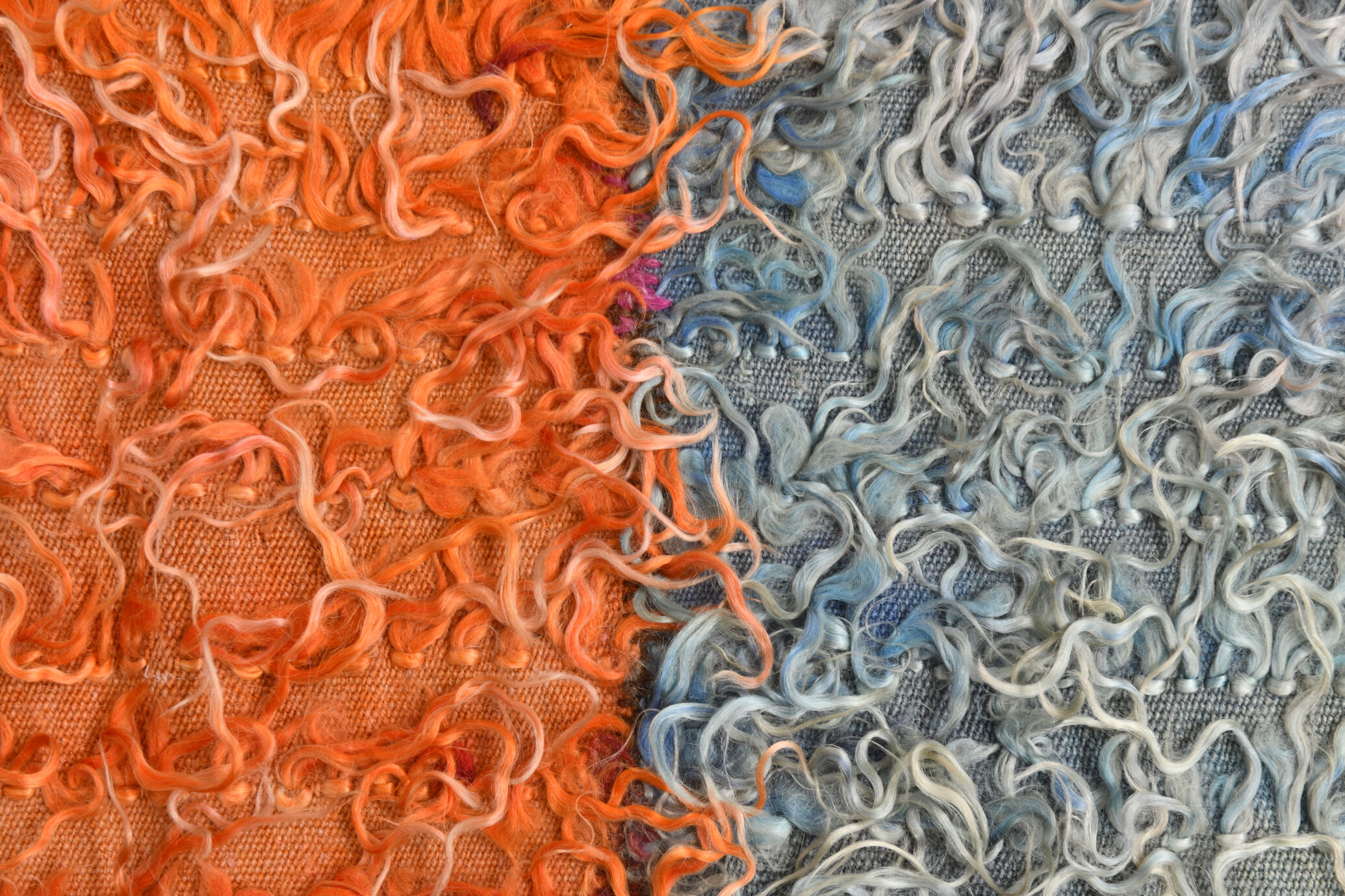 Handmade wool kilim rug 104x155cm