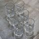6 vintage Luminarc liqueur glasses, Sweden model - Clear glass