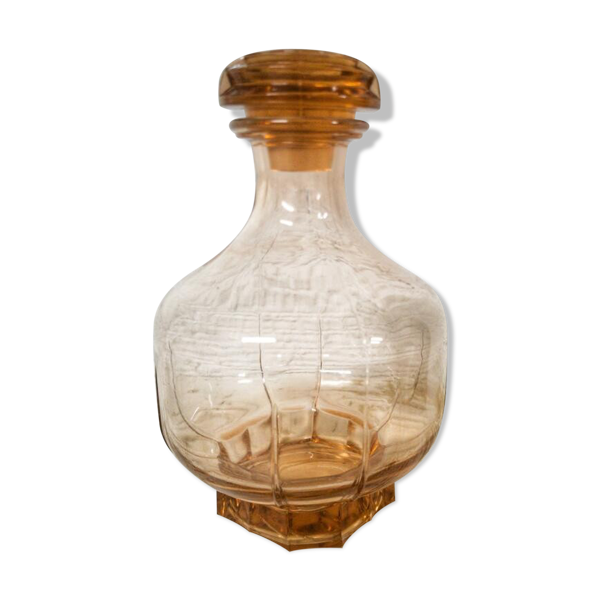 Carafe rose art déco