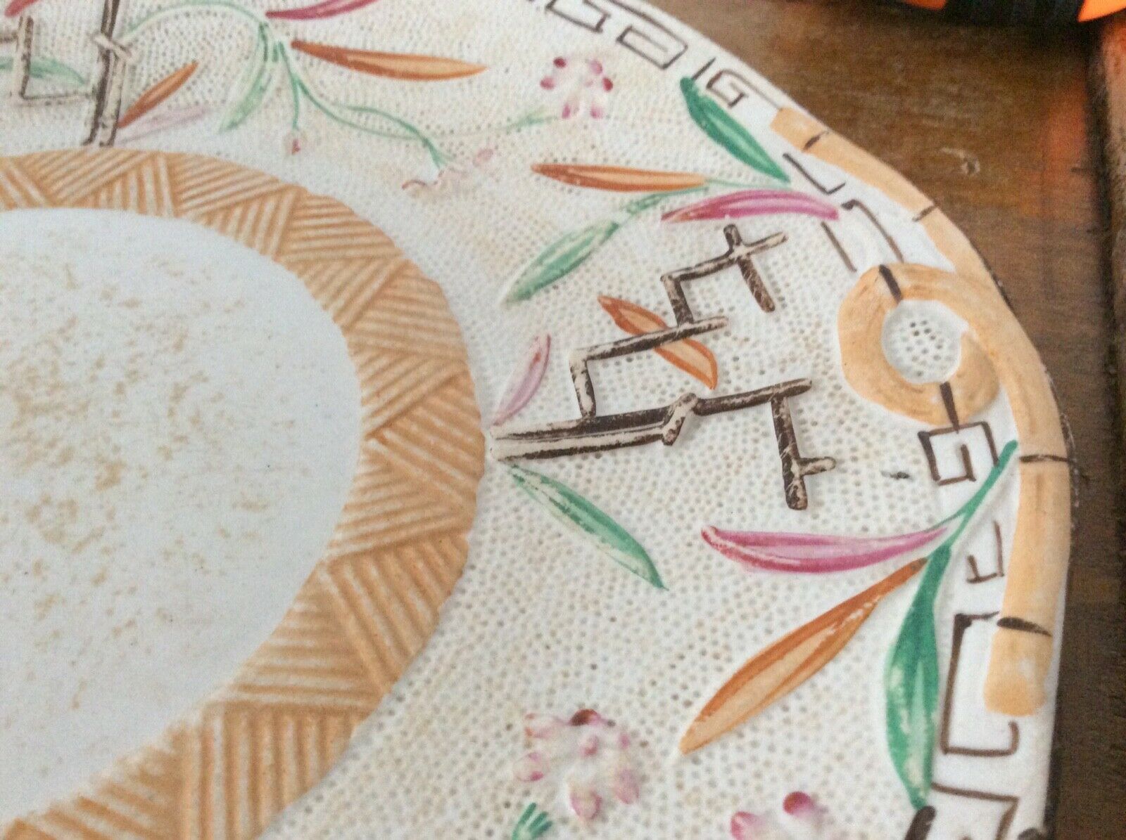 Japanese-decorated plate