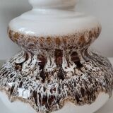 Vintage Fat lava tafellamp met bruintinten, jaren 1970