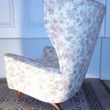 Chair has ears Shepherdess 50 60 years flesh Wing