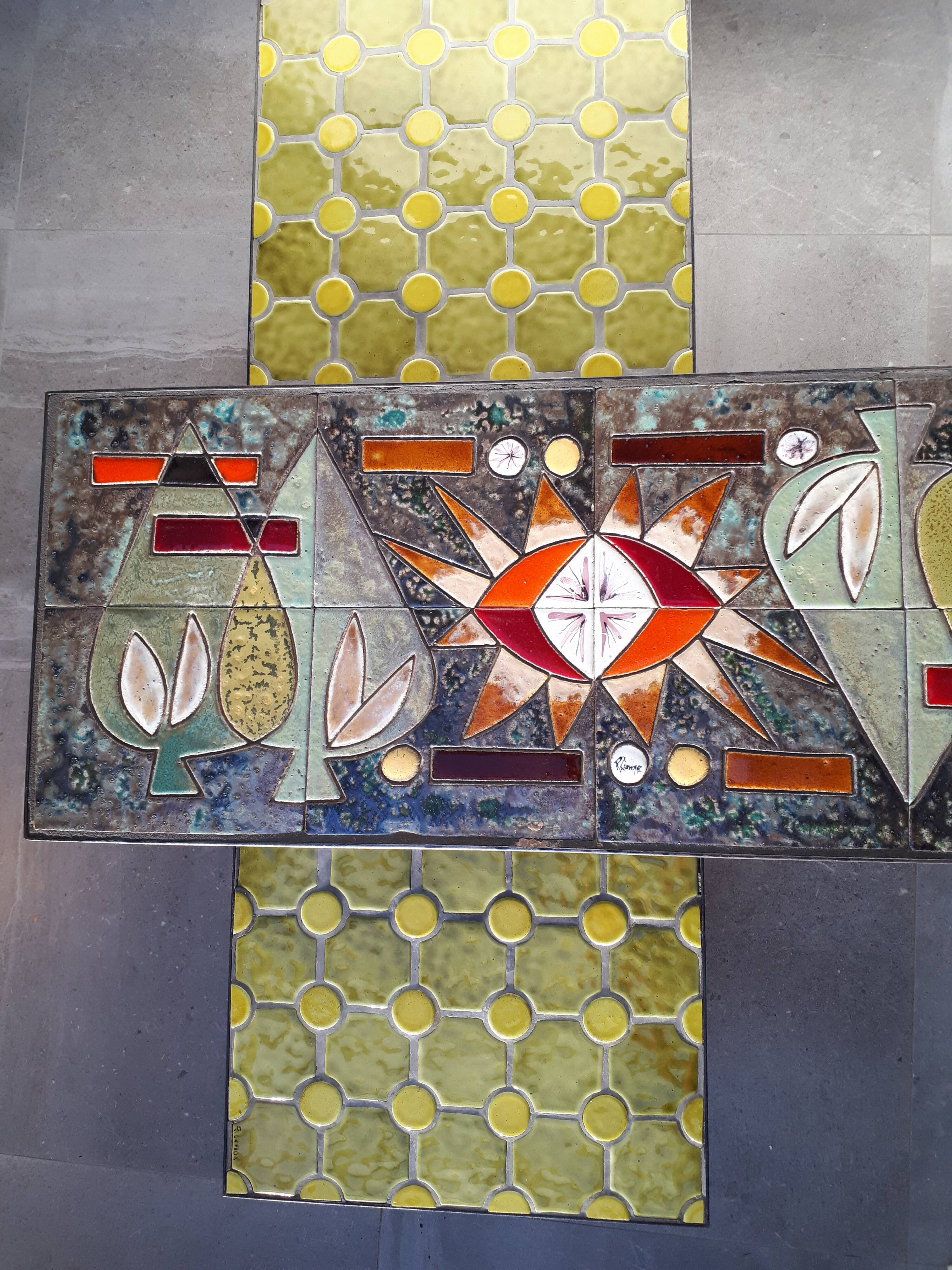 Ceramic coffee table by Corroyez 60