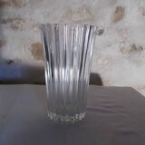 Vase en verre transparent