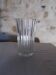 Transparent glass vase