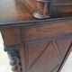 Buffet with 2 bodies Louis XIII in walnut, 19th century.