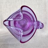 Pichet verre violet vintage