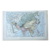 Map of Asia - 20x29cm