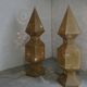 Large openwork metal floor lamps, Morocco, 1980s, set of 2