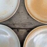 Dessert plates in Grès du Marais