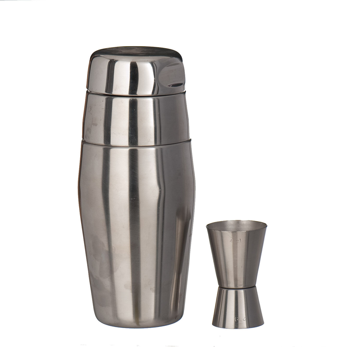 Shaker design and its stainless steel dosing dispenser Alessi 1970