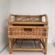 Vintage bamboo and rattan bedsides