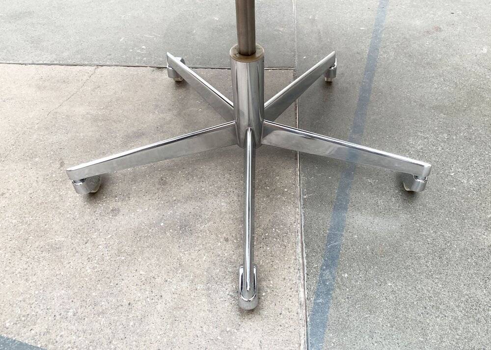 German swivel office chair Space Age mid-century by Egon Eiermann for Wilde + Spieth, 1960s