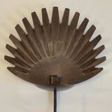 Brown patina wall candle holder