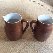 Series of 2 sandstone pots