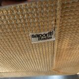 Set 6 chairs by Giovanni Offredi for Saporiti Italia 1970