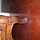 Commode XVIII 3 tiroirs poignés en bronze d'origine