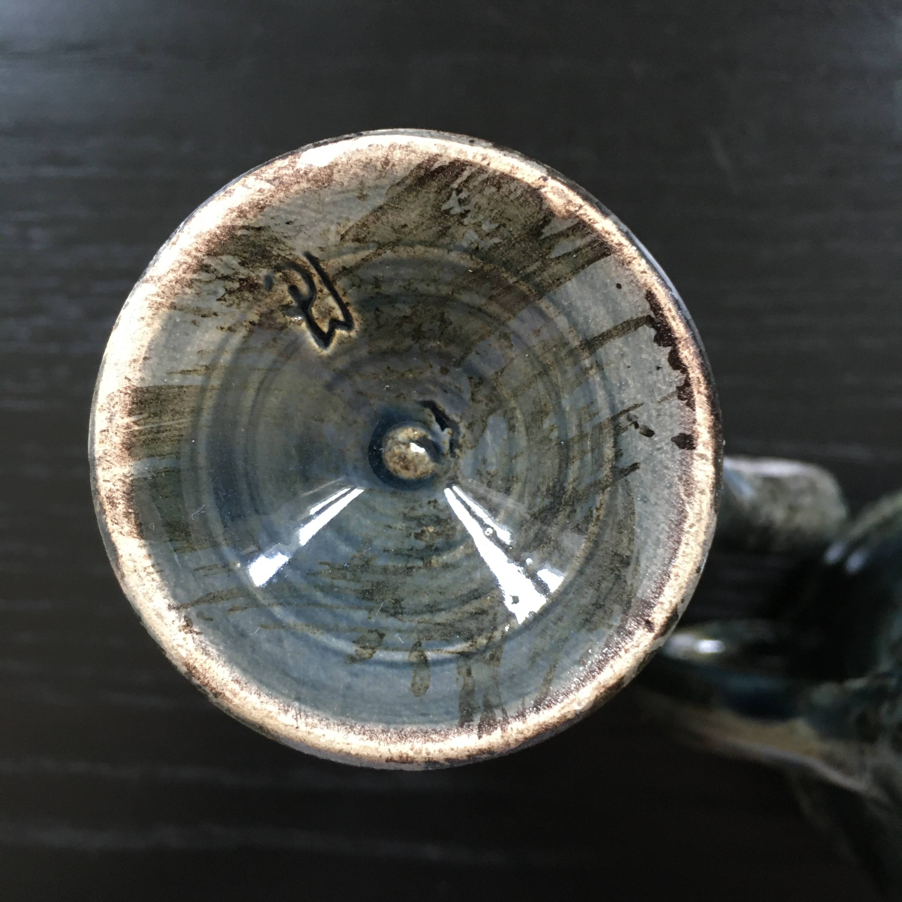 Pair of midnight blue cups