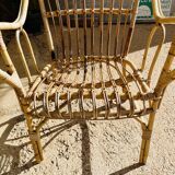 Rare fauteuil en rotin