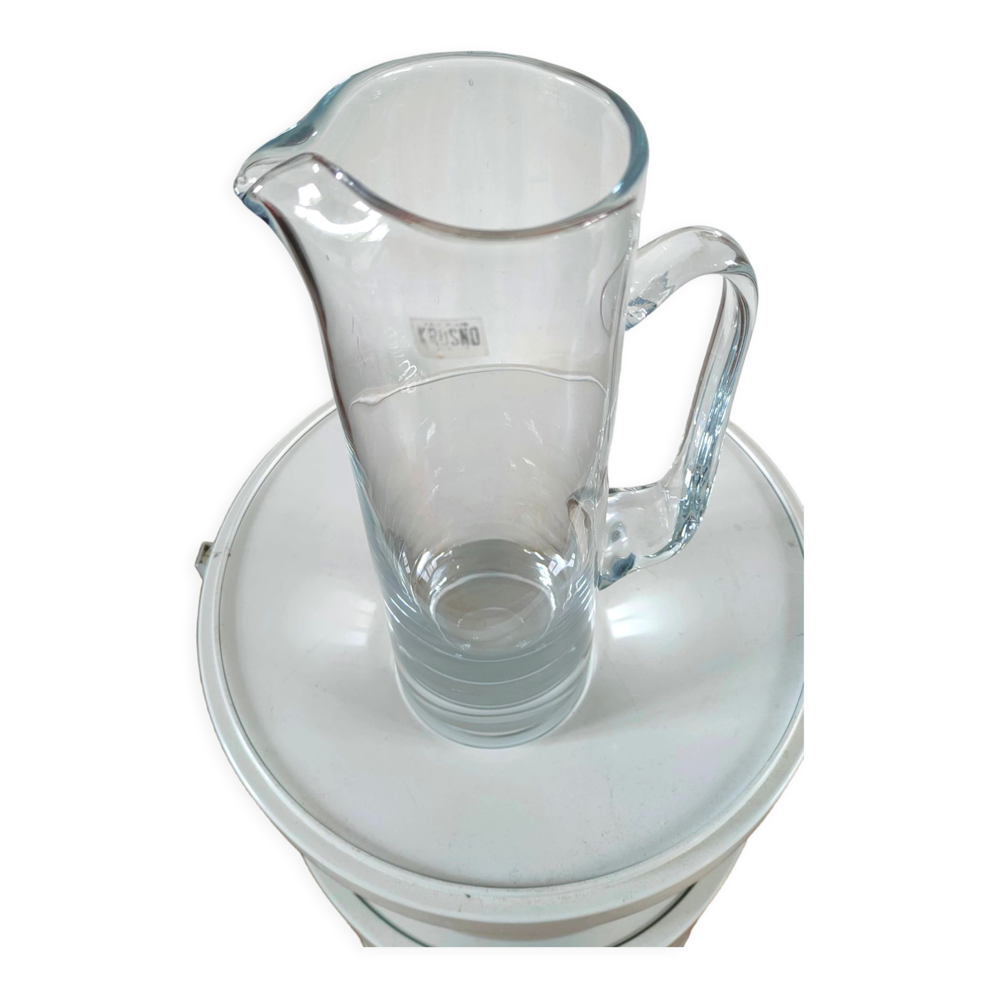 Glass pitcher Design Krosno 70s