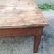 Antique wooden farmhouse table