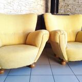 Armchairs Czehoslovakia, 1960s, Set of 2