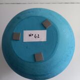 Vase bleu turquoise en terre cuite