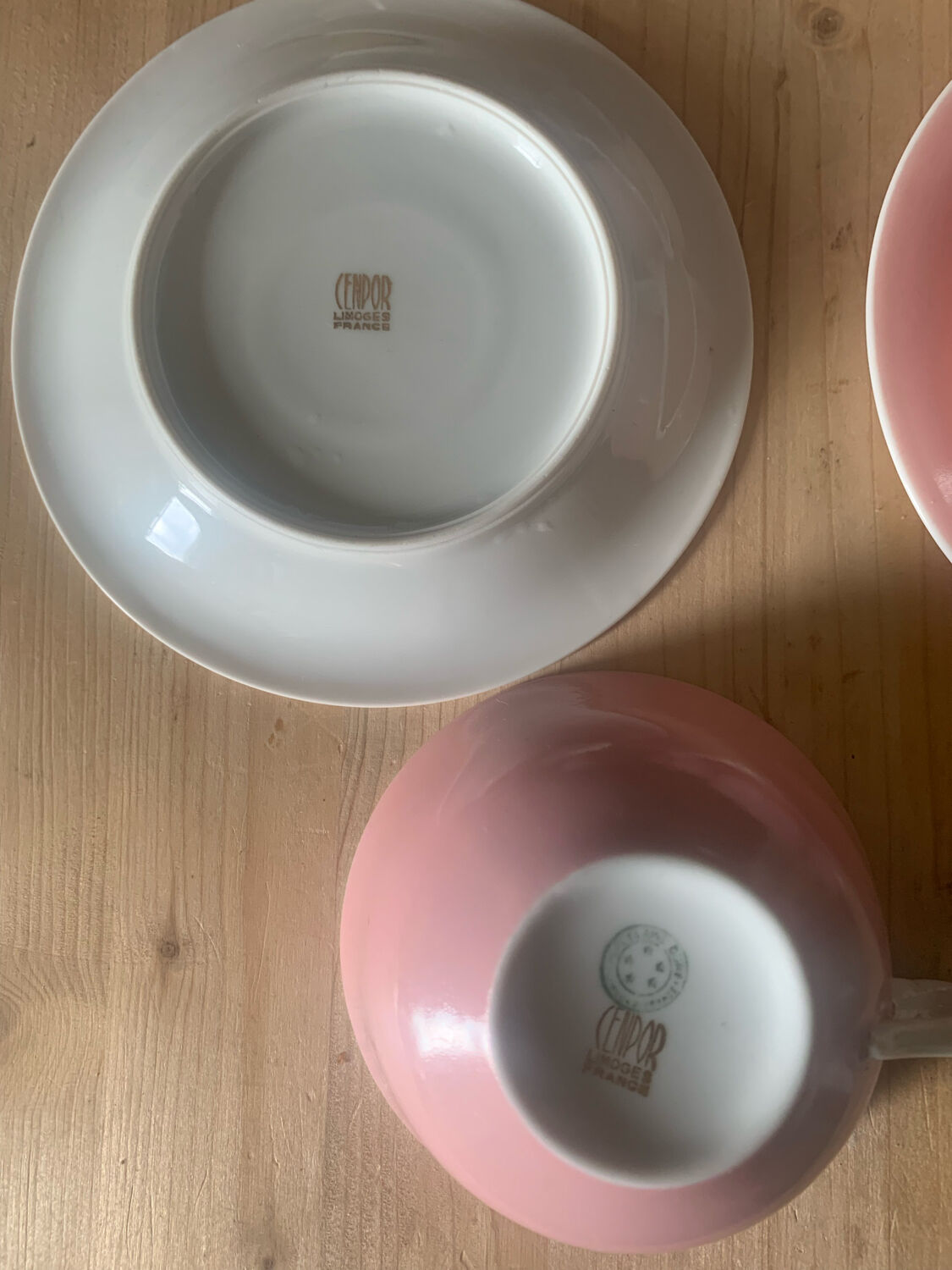 Limoges porcelain coffee cups